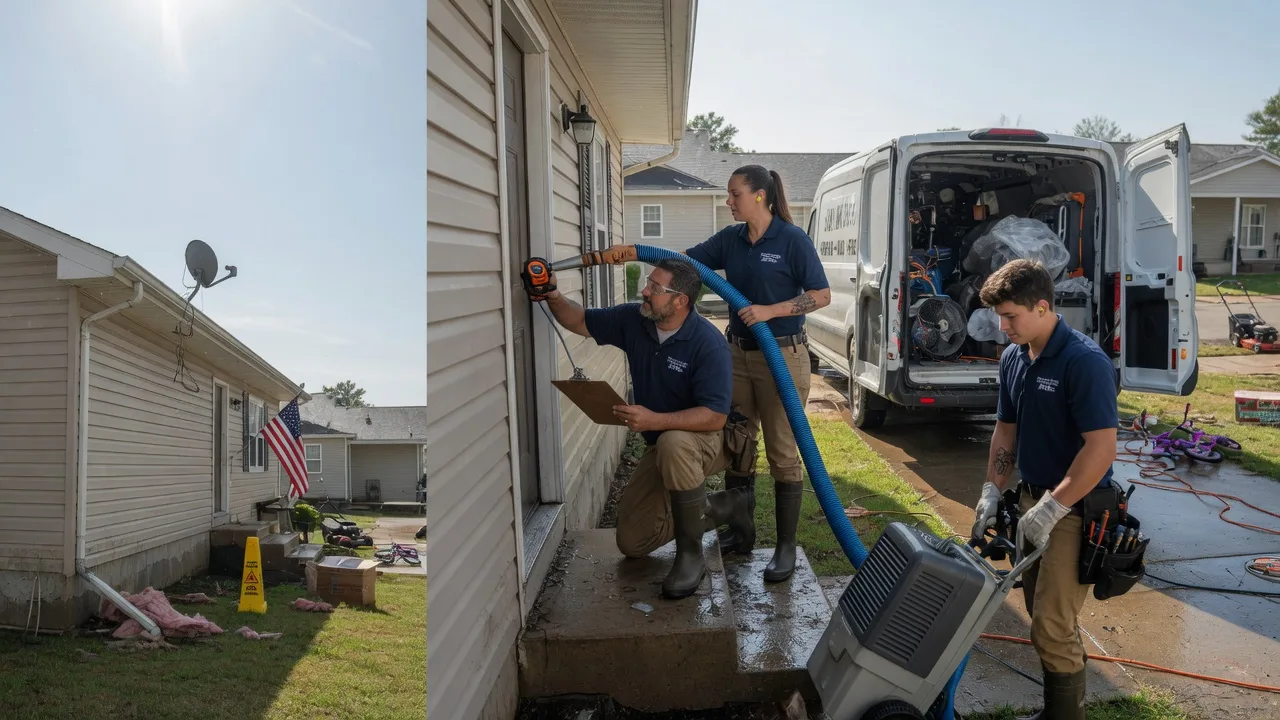 Ceiling Water Damage Restoration in New Enterprise, PA near me